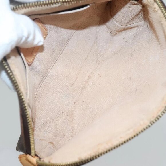 LOUIS VUITTON Monogram Pochette Cosmetic PM Cosmetic Pouch M47515 LV Auth 131212 - Picture 11 of 16